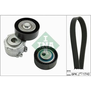 V formos rumbuotas diržas, komplektas INA 529 0017 10