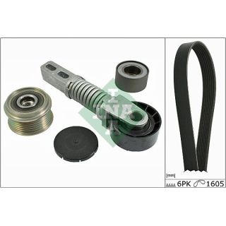 V formos rumbuotas diržas, komplektas INA 529 0074 10