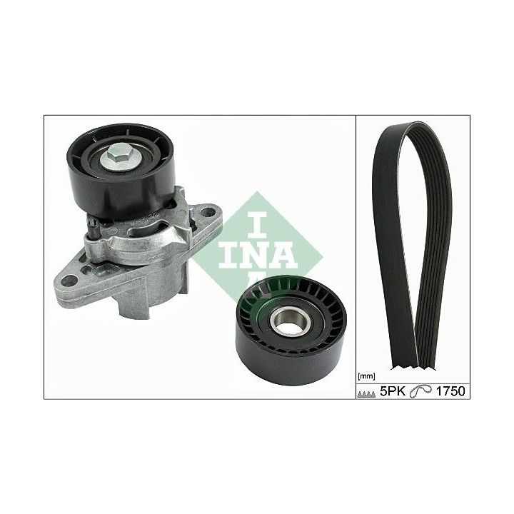 V formos rumbuotas diržas, komplektas INA 529 0082 10