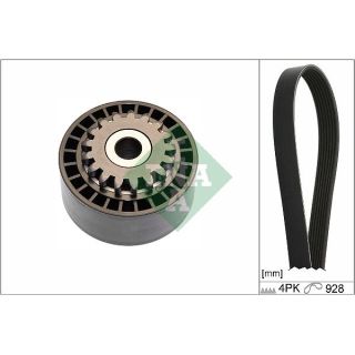 V formos rumbuotas diržas, komplektas INA 529 0100 10