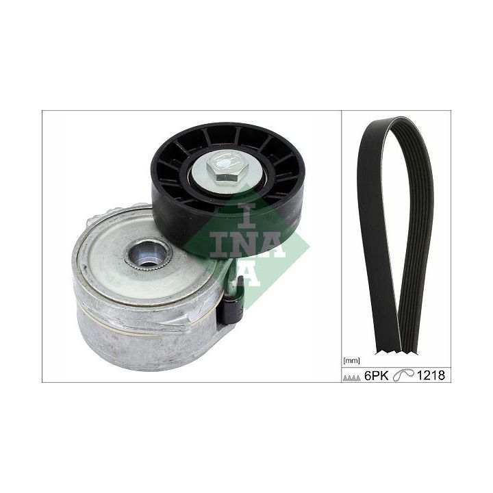 V formos rumbuotas diržas, komplektas INA 529 0105 10