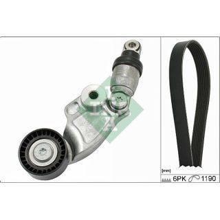 V formos rumbuotas diržas, komplektas INA 529 0119 10