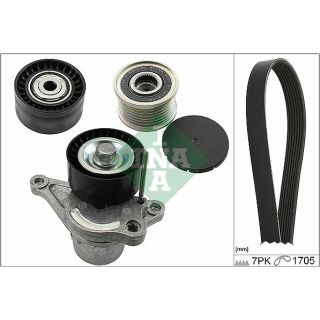 V formos rumbuotas diržas, komplektas INA 529 0120 10