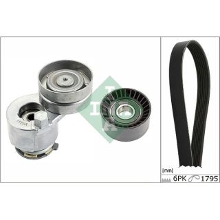 V formos rumbuotas diržas, komplektas INA 529 0124 10