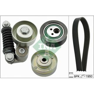 V formos rumbuotas diržas, komplektas INA 529 0126 10