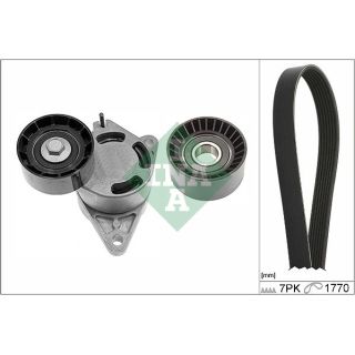 V formos rumbuotas diržas, komplektas INA 529 0136 10