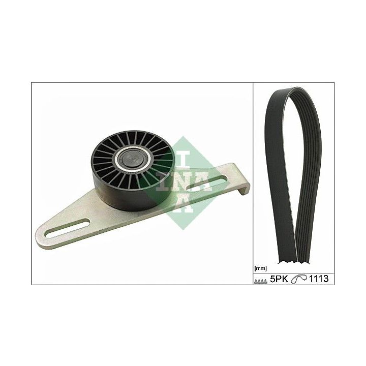 V formos rumbuotas diržas, komplektas INA 529 0145 10