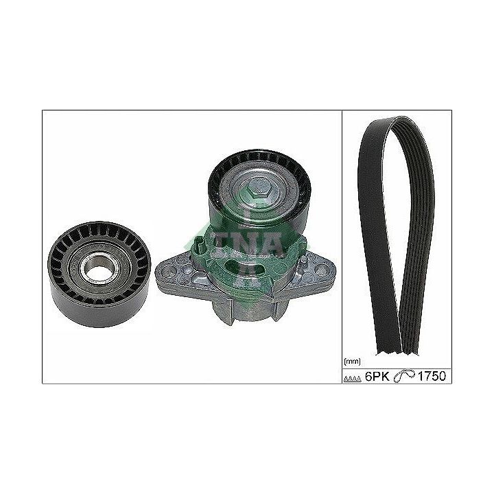 V formos rumbuotas diržas, komplektas INA 529 0164 10