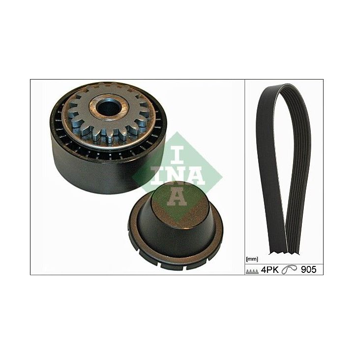 V formos rumbuotas diržas, komplektas INA 529 0174 10