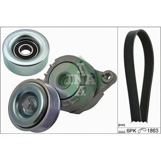 V formos rumbuotas diržas, komplektas INA 529 0176 10