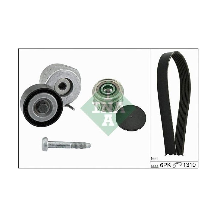 V formos rumbuotas diržas, komplektas INA 529 0179 10