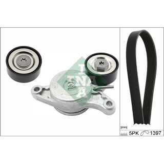 V formos rumbuotas diržas, komplektas INA 529 0180 10