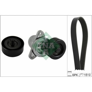 V formos rumbuotas diržas, komplektas INA 529 0215 10