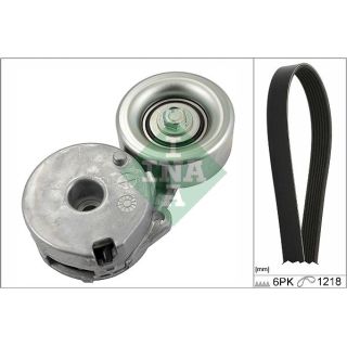 V formos rumbuotas diržas, komplektas INA 529 0225 10