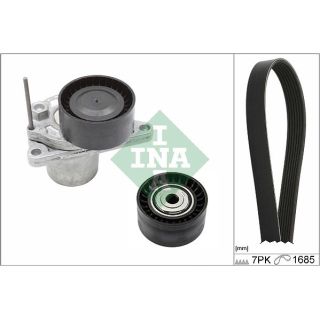 V formos rumbuotas diržas, komplektas INA 529 0246 10