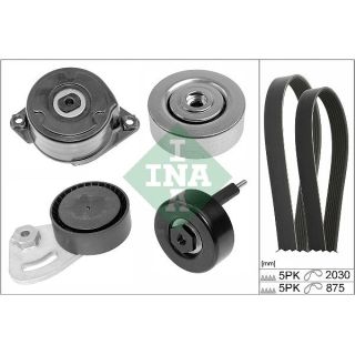 V formos rumbuotas diržas, komplektas INA 529 0253 10