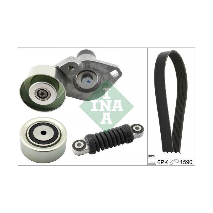 V formos rumbuotas diržas, komplektas INA 529 0276 10