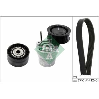 V formos rumbuotas diržas, komplektas INA 529 0282 10