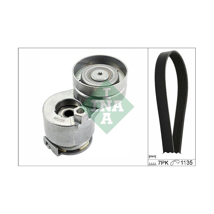 V formos rumbuotas diržas, komplektas INA 529 0283 10