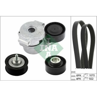 V formos rumbuotas diržas, komplektas INA 529 0301 10