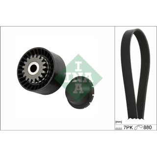 V formos rumbuotas diržas, komplektas INA 529 0318 10