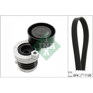 V formos rumbuotas diržas, komplektas INA 529 0339 10