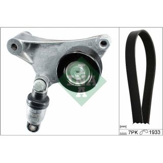 V formos rumbuotas diržas, komplektas INA 529 0373 10