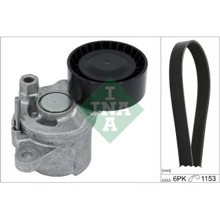 V formos rumbuotas diržas, komplektas INA 529 0379 10