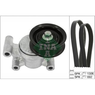 V formos rumbuotas diržas, komplektas INA 529 0382 10