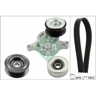 V formos rumbuotas diržas, komplektas INA 529 0400 10