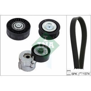 V formos rumbuotas diržas, komplektas INA 529 0417 10