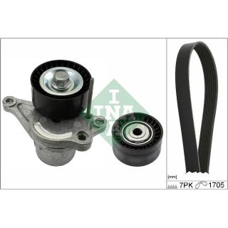 V formos rumbuotas diržas, komplektas INA 529 0423 10