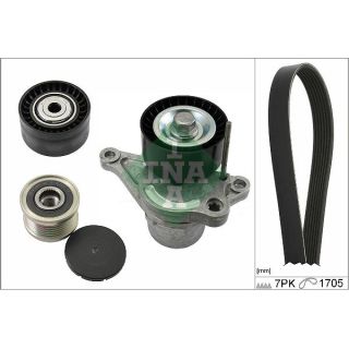 V formos rumbuotas diržas, komplektas INA 529 0423 20