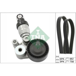 V formos rumbuotas diržas, komplektas INA 529 0431 10