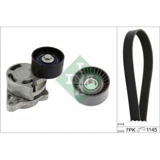 V formos rumbuotas diržas, komplektas INA 529 0432 10