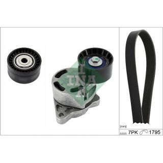 V formos rumbuotas diržas, komplektas INA 529 0435 10