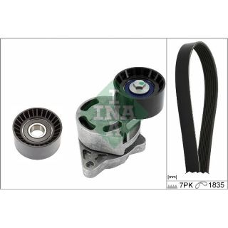 V formos rumbuotas diržas, komplektas INA 529 0437 10