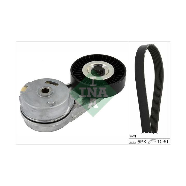 V formos rumbuotas diržas, komplektas INA 529 0460 10