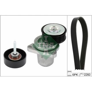 V formos rumbuotas diržas, komplektas INA 529 0461 10