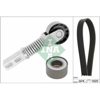 V formos rumbuotas diržas, komplektas INA 529 0464 10