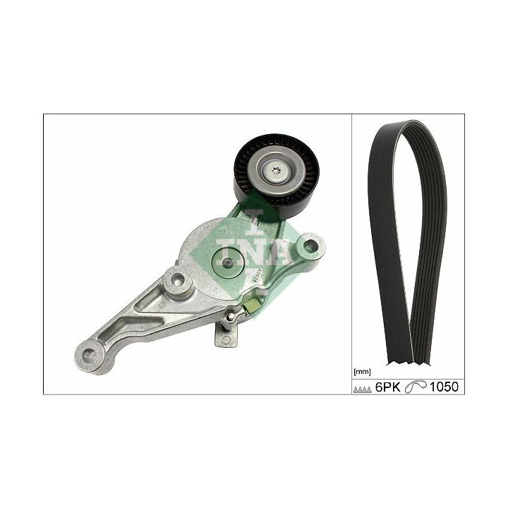 V formos rumbuotas diržas, komplektas INA 529 0469 10