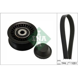 V formos rumbuotas diržas, komplektas INA 529 0486 10