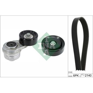 V formos rumbuotas diržas, komplektas INA 529 0497 10