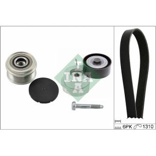 V formos rumbuotas diržas, komplektas INA 529 0506 20