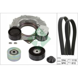 V formos rumbuotas diržas, komplektas INA 529 0508 10