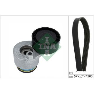 V formos rumbuotas diržas, komplektas INA 529 0511 10