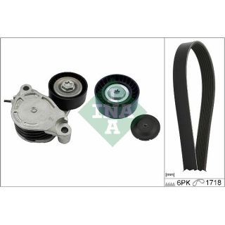 V formos rumbuotas diržas, komplektas INA 529 0516 10