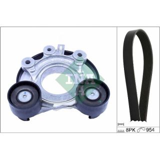 V formos rumbuotas diržas, komplektas INA 529 0522 10