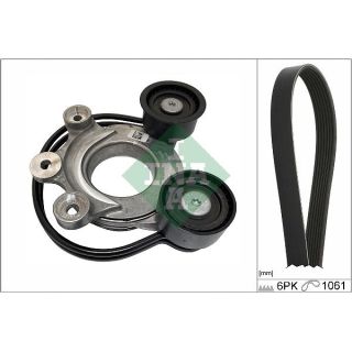 V formos rumbuotas diržas, komplektas INA 529 0556 10