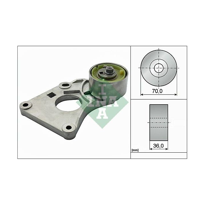 įtempiklio svirtis, paskirstymo diržas INA 533 0088 20